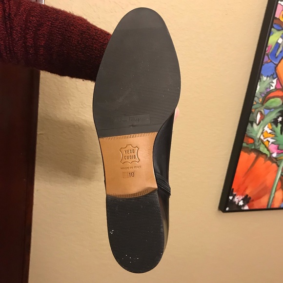 Salvatore Ferragamo Black Leather Riding Boots - Picture 5 of 8